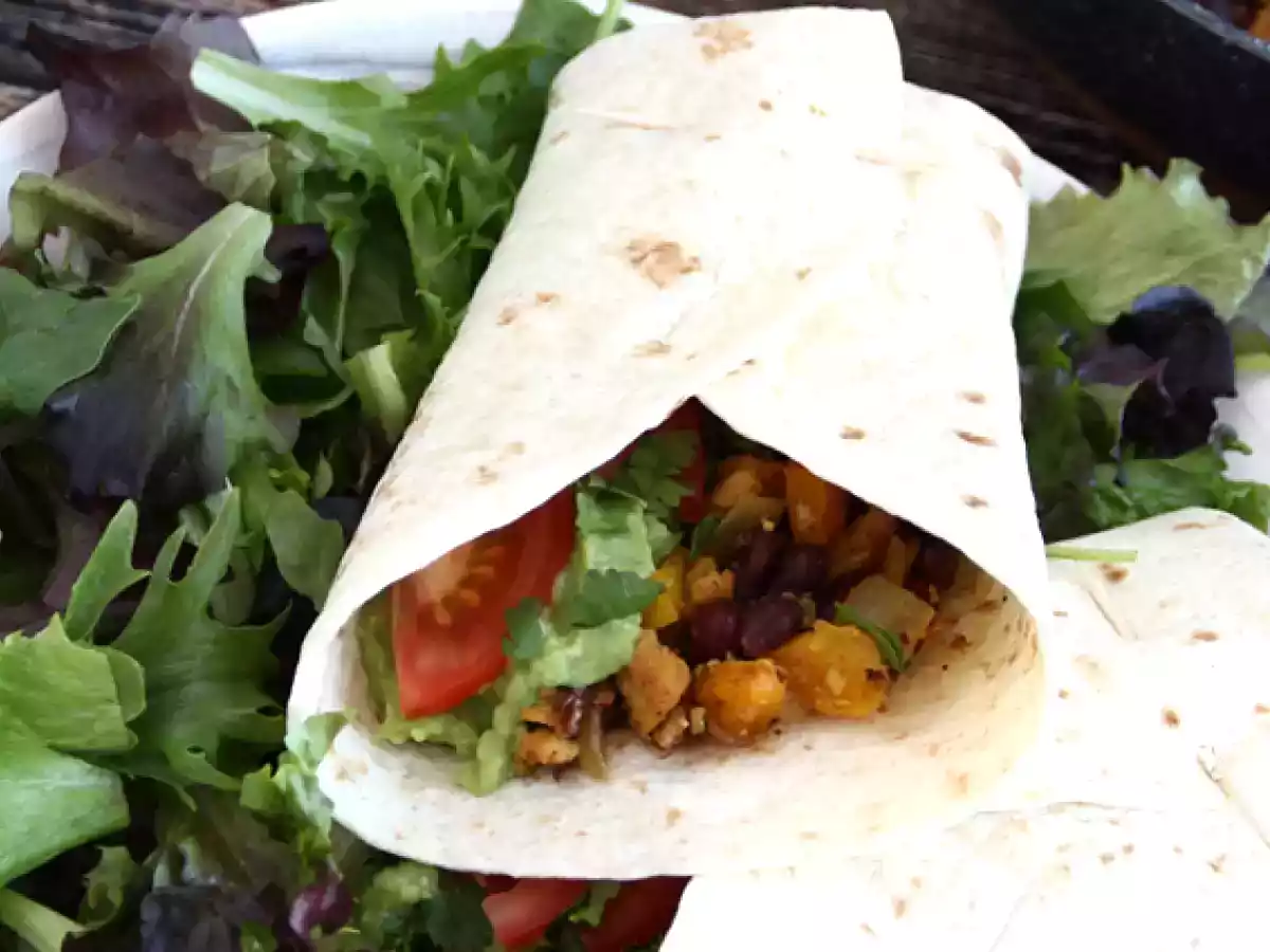 Fajitas vegetarianas com soja - foto 4