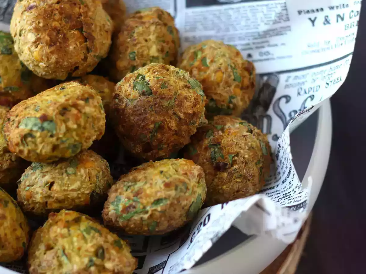 Falafels na Air Fryer, o bolinho de grão de bico crocante e sem fritura! - foto 5