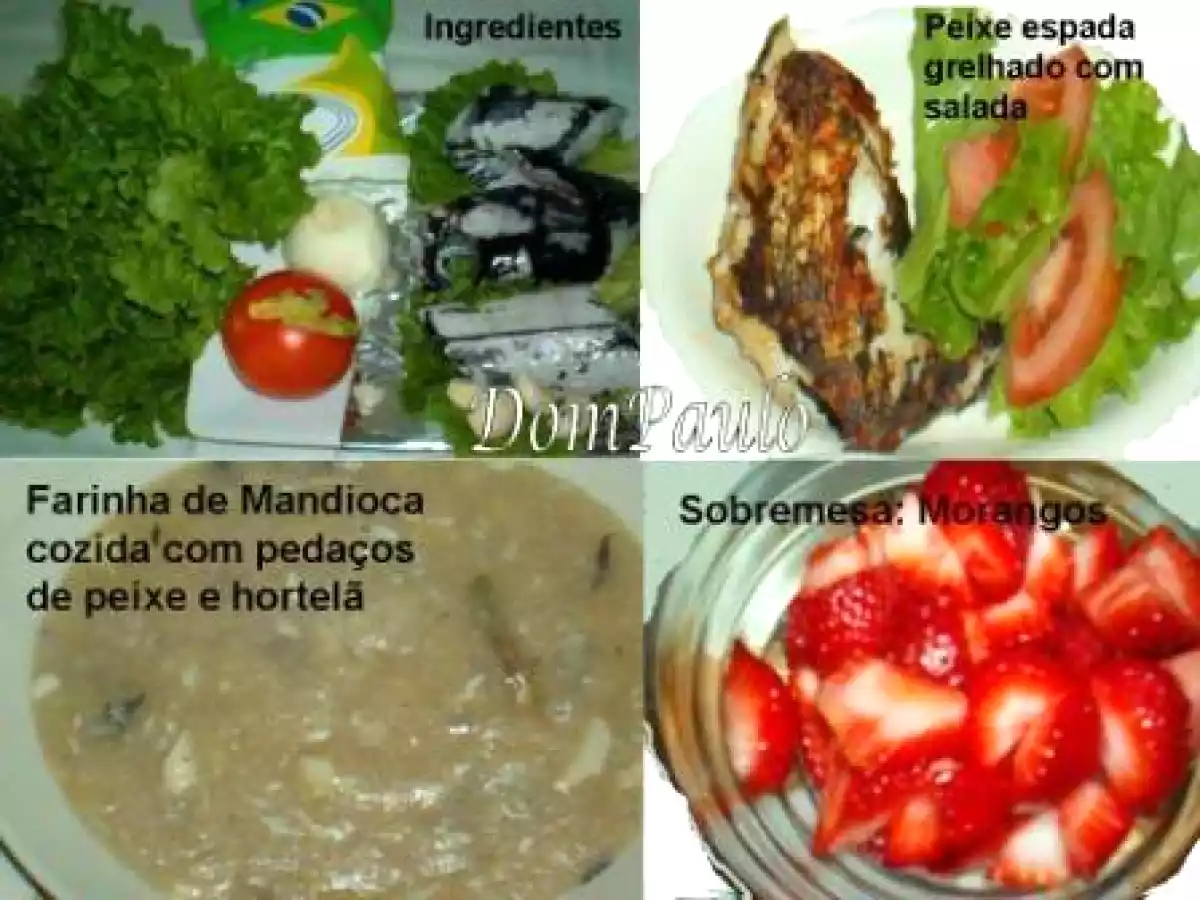 Farinha de Mandioca com peixe e hortelã - foto 2