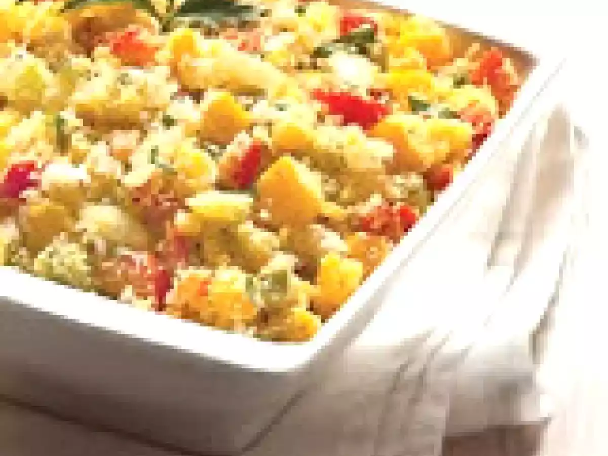 Farofa de Castanha e Pimentão (vegana)