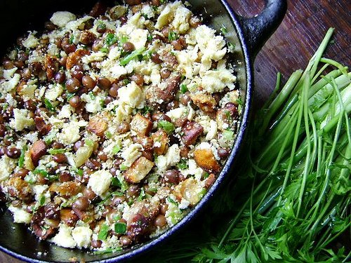 Farofa de feijão-andu à moda do rancho, Receita Petitchef