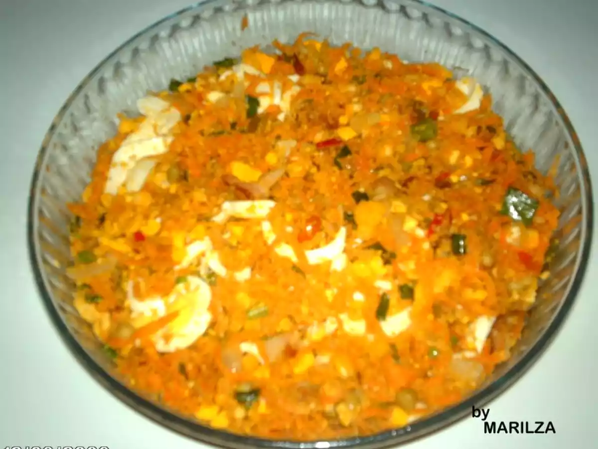 FAROFA DE LEGUMES E OVOS - foto 2