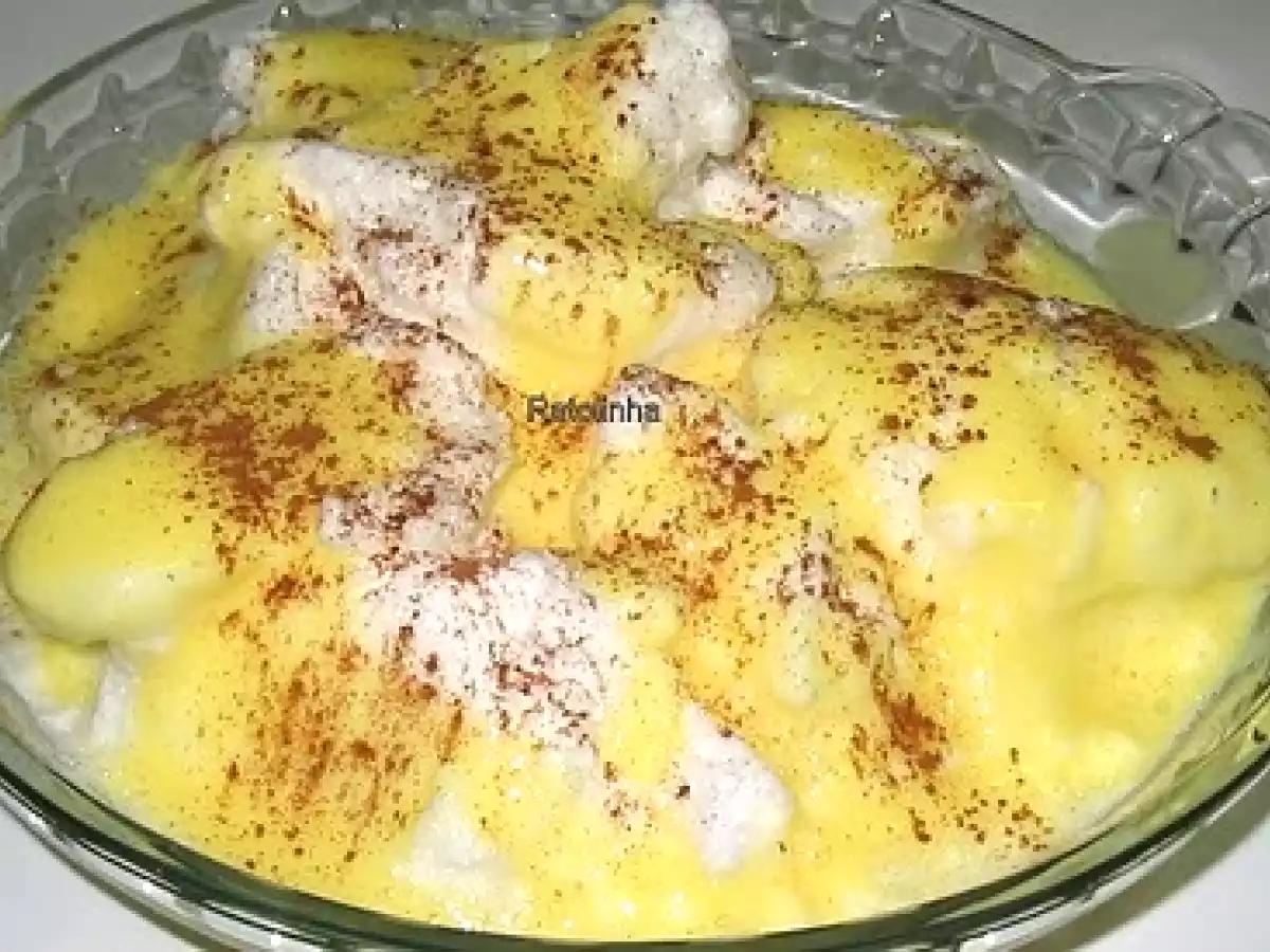 Farófias com Creme Custard