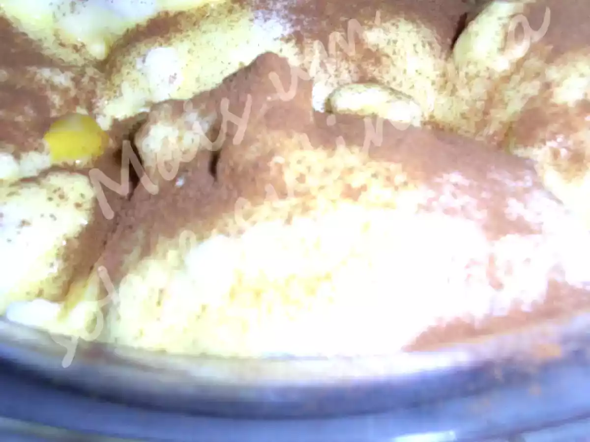 Farófias com creme custard