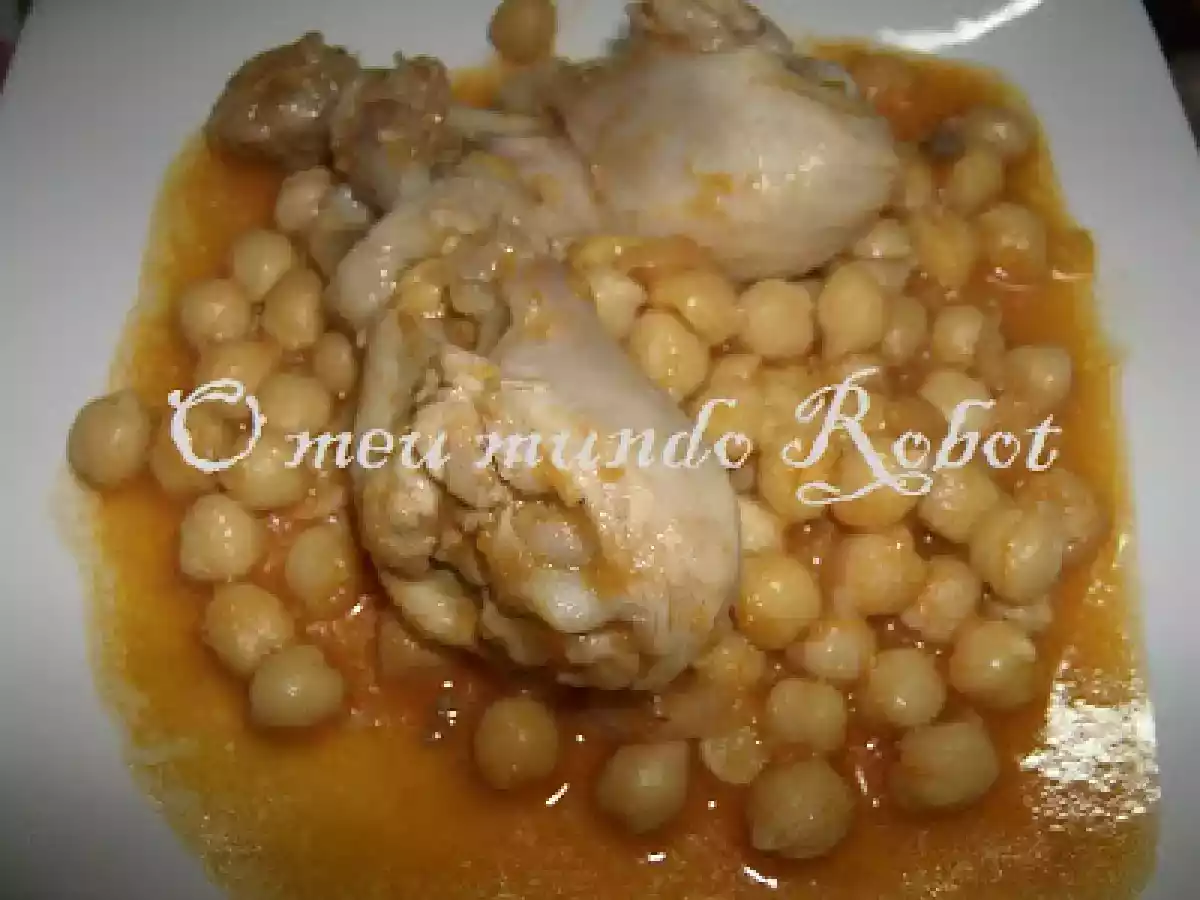 FC vs Bimby - Frango com grão e molho de tomate