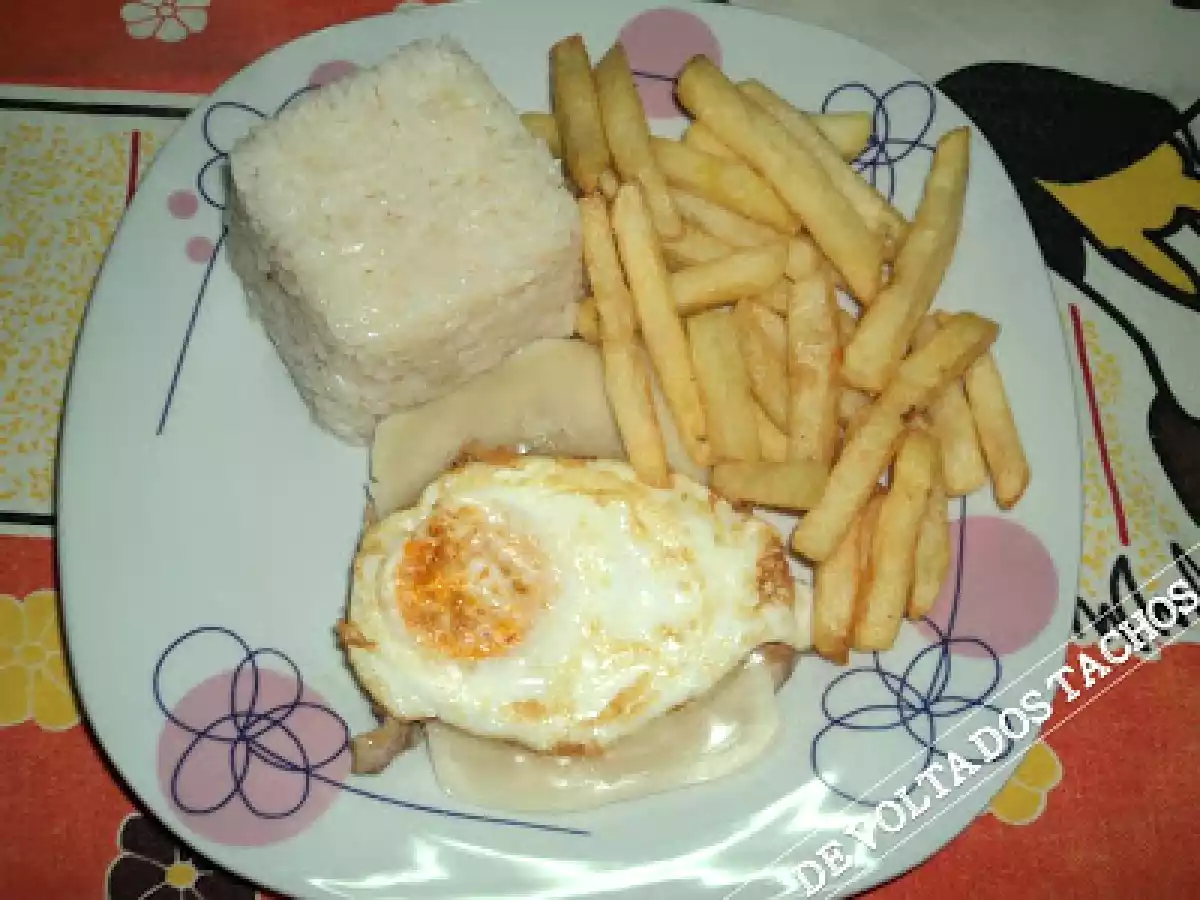FEBRA DE PORCO COM OVO A CAVALO