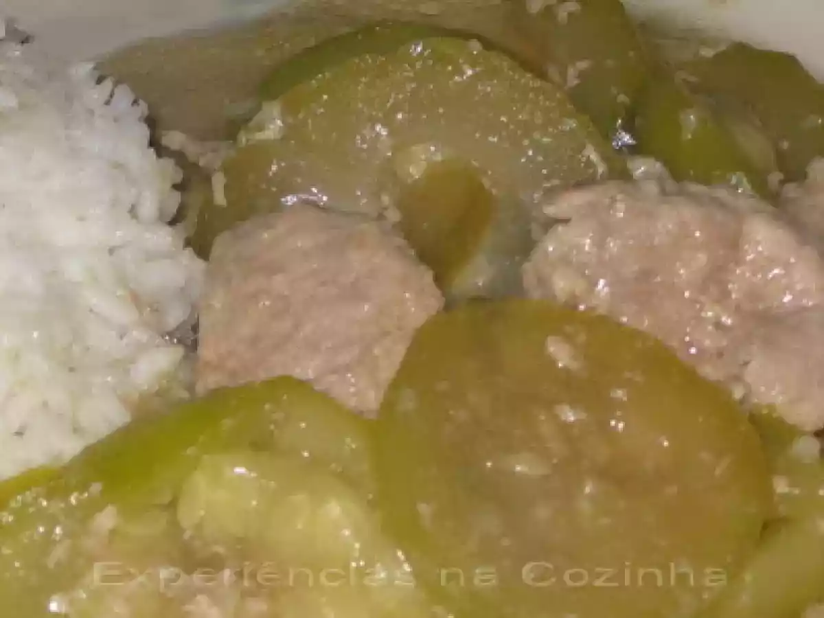 Febras com courgette