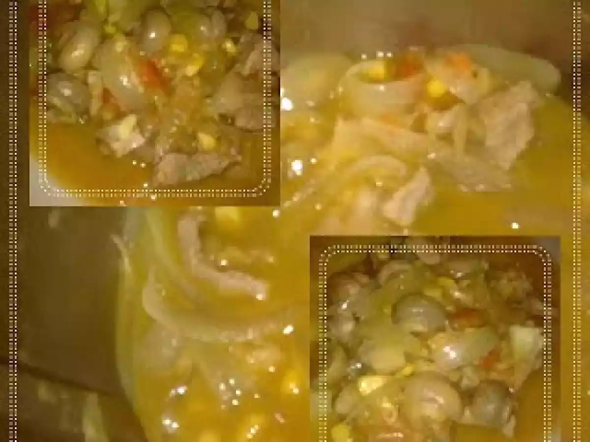 Febras de porco com mostarda