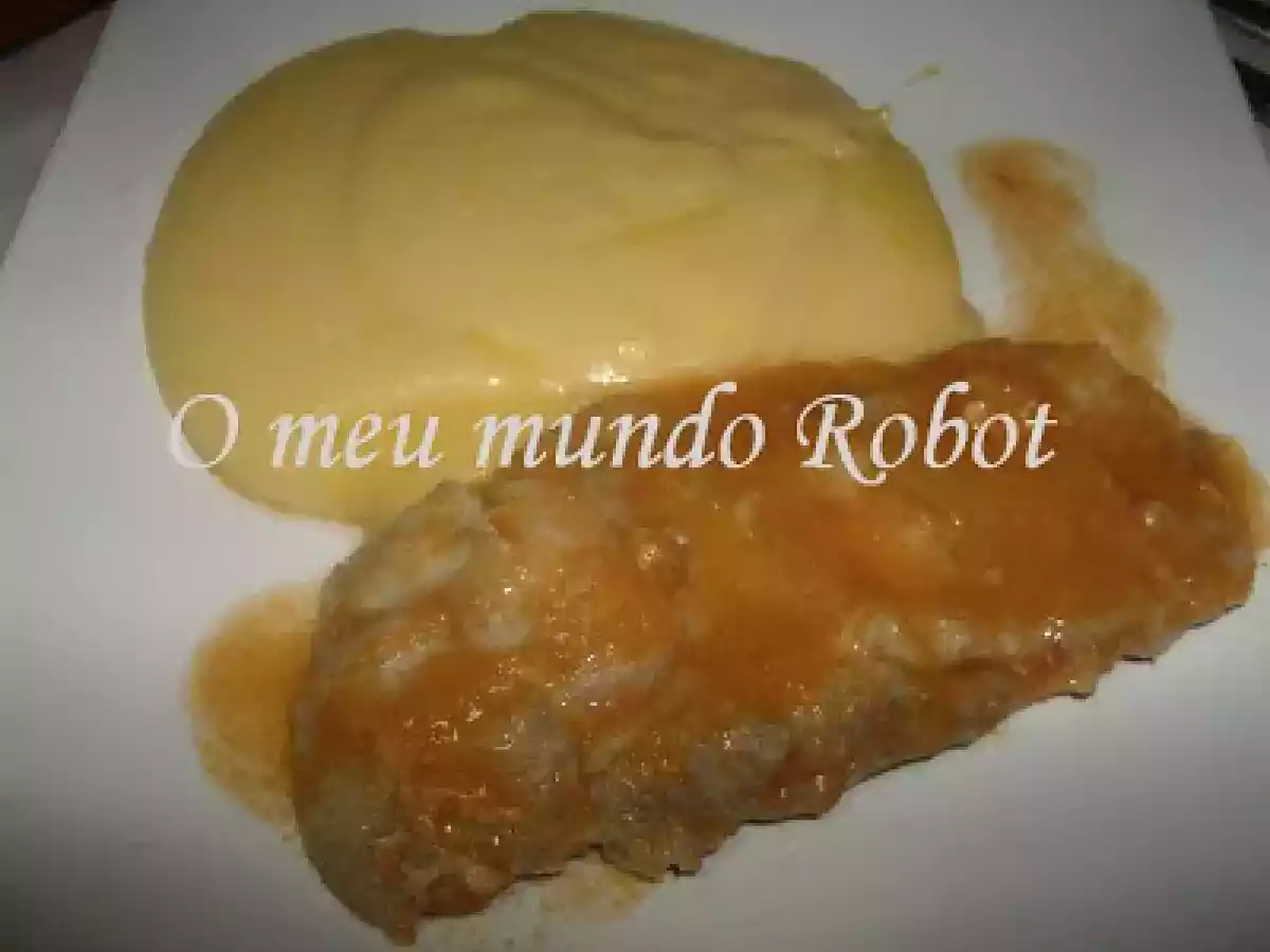 Febras de porto com puré de batata