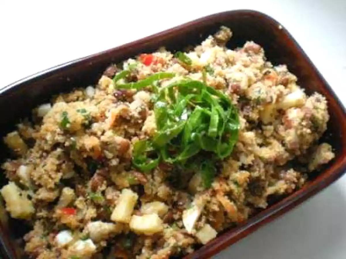 Feijão tropeiro vegetariano