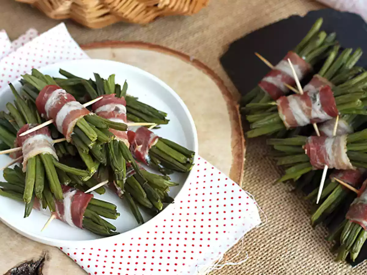 Feijão verde enrolado com bacon - foto 3