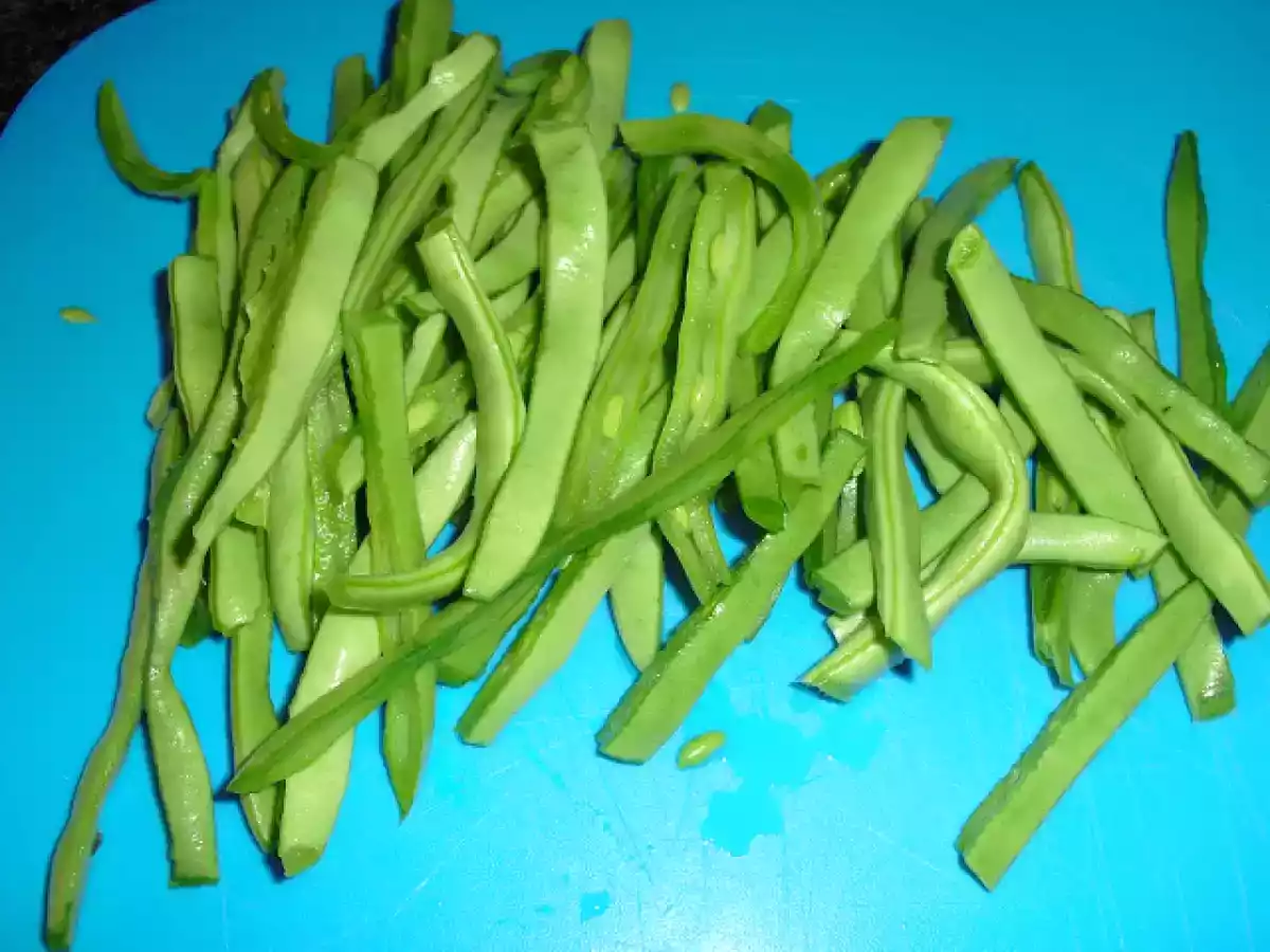Feijão verde frito na actifry - foto 3