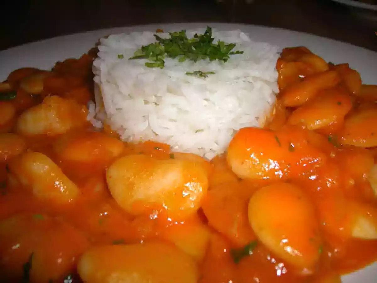 Feijoada de Camarão com Arroz de Alho