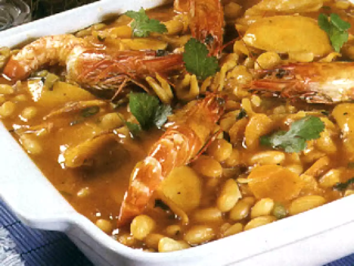 Feijoada de Chocos com Camarão