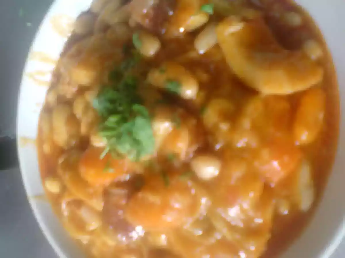 Feijoada de chocos com lombardo....