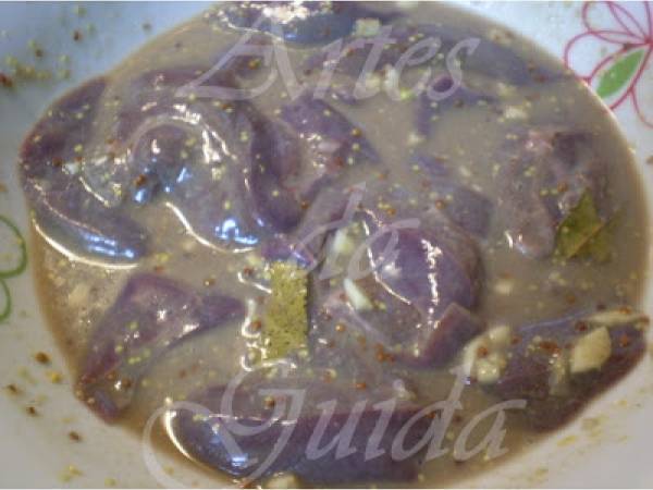 Fígado de porco em cebolada -  - Receitas, Gastronomia