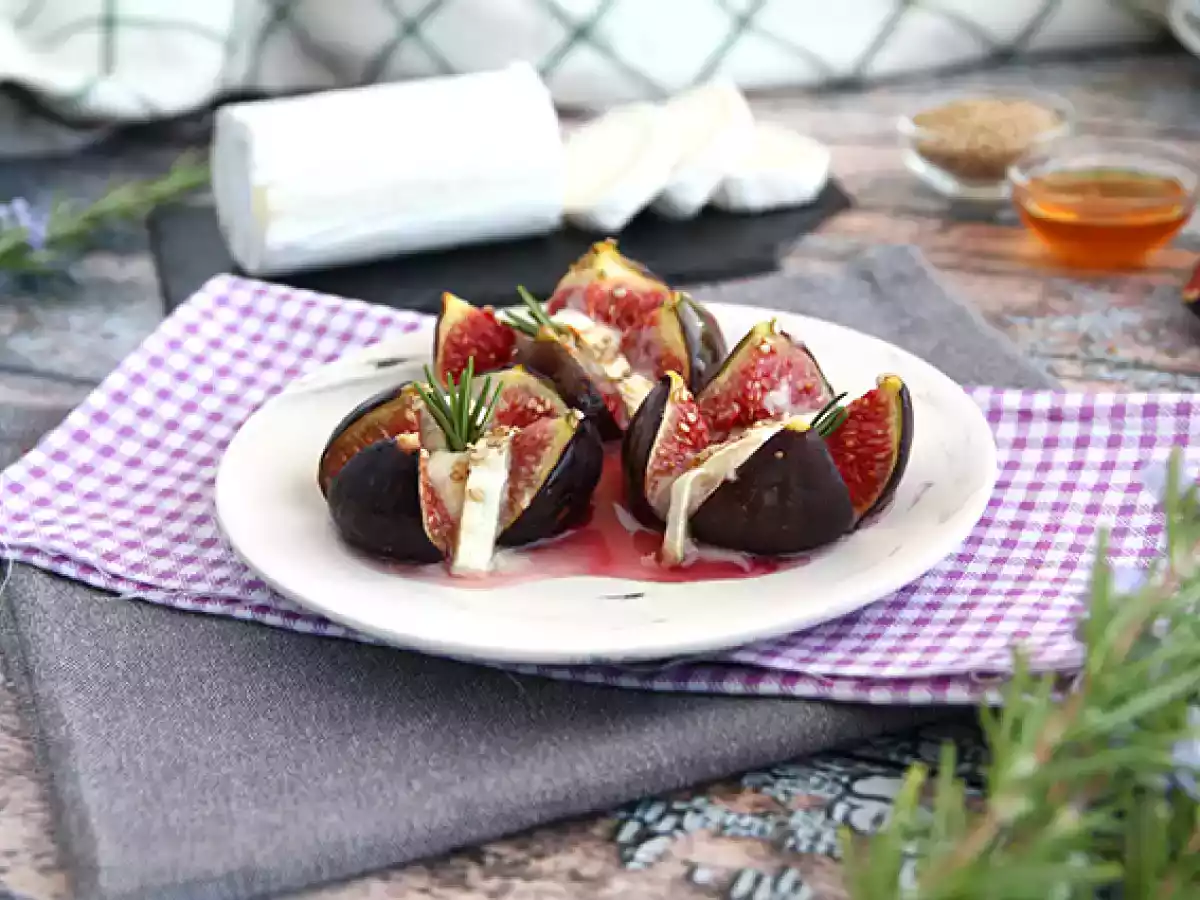 Figo ao forno (com queijo de cabra e mel) - foto 3