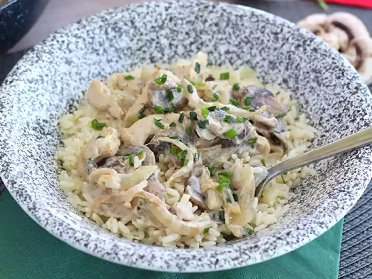 Filé de Frango ao creme de champignons - foto 4