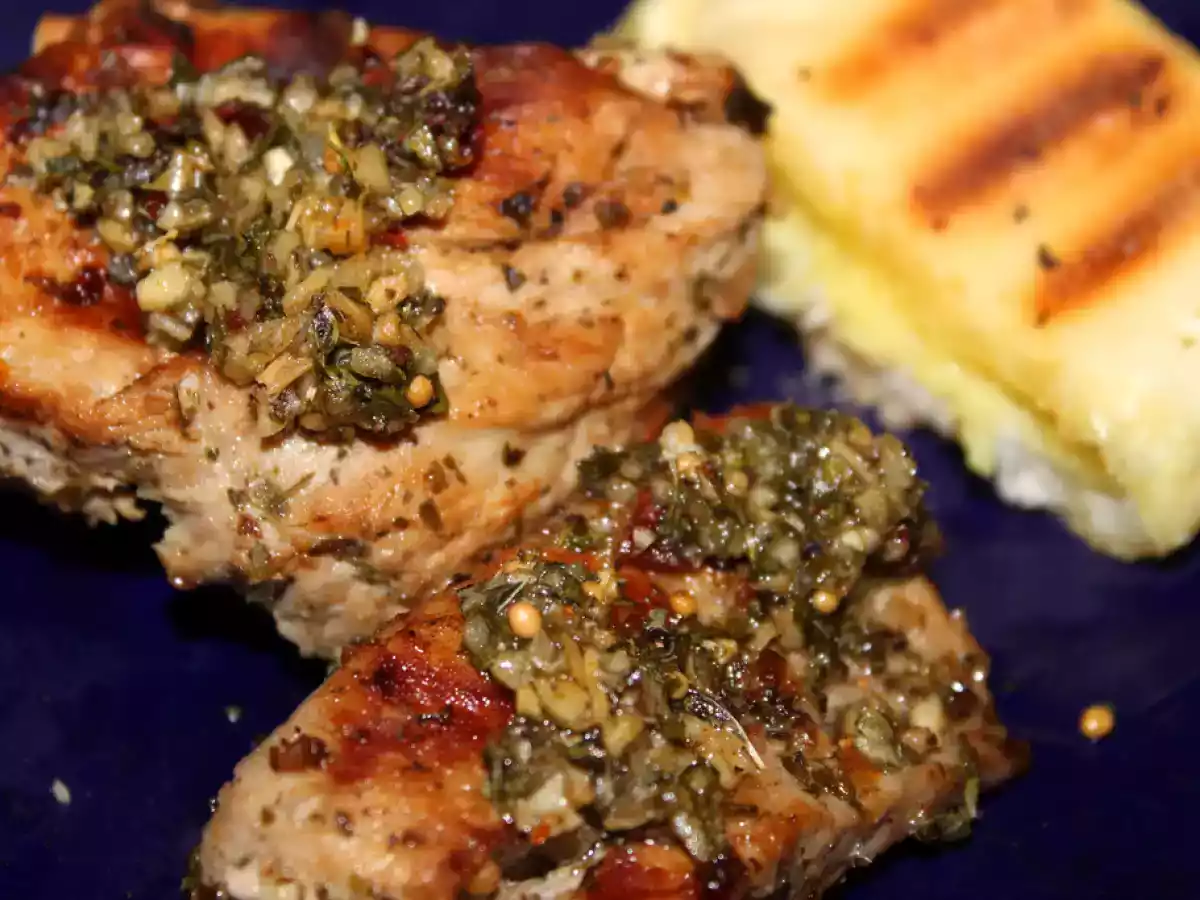 Filé de Porco com Chimichurri