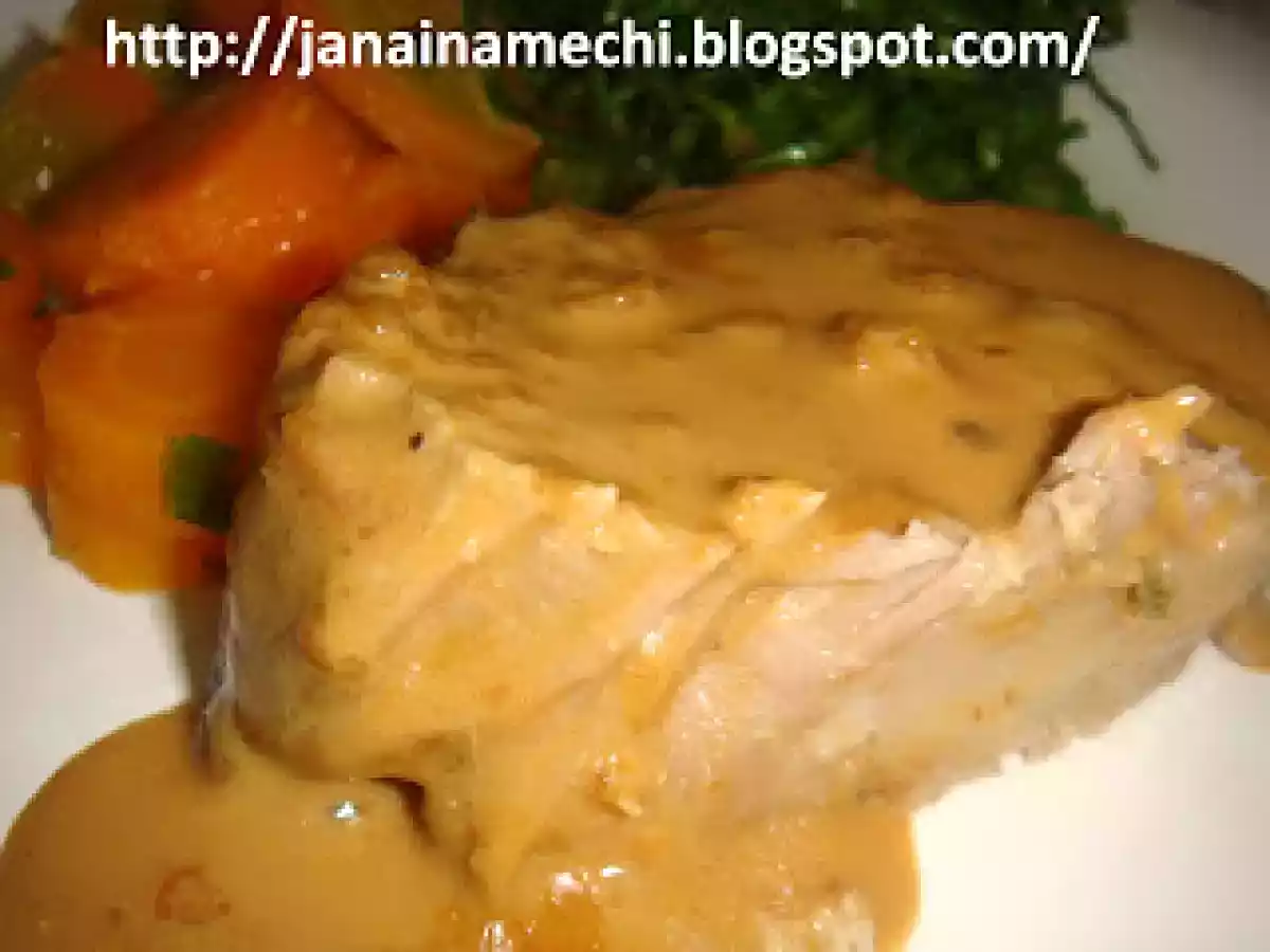 Filé Mignon Suíno ao Molho de Laranja