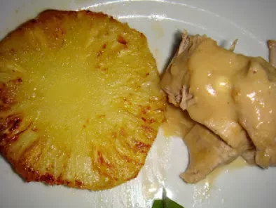 Filé Mignon Suíno e Abacaxi na Manteiga