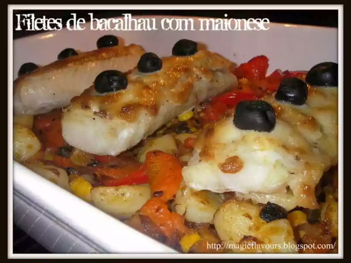 Filetes de bacalhau com maionese - foto 2