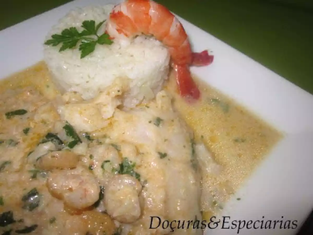 Filetes de Linguado com Molho de Espumante e Funcho