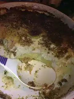 Filetes de peixe gato com broa no forno