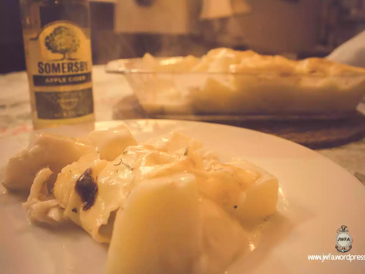 Filetes de pescada no forno com natas - foto 2