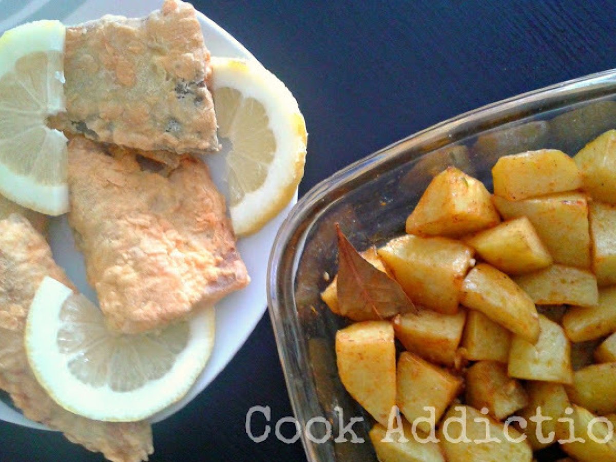 Filetes de sarda com batatas