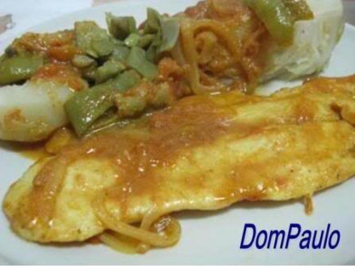 Filetes de Solha com Caril