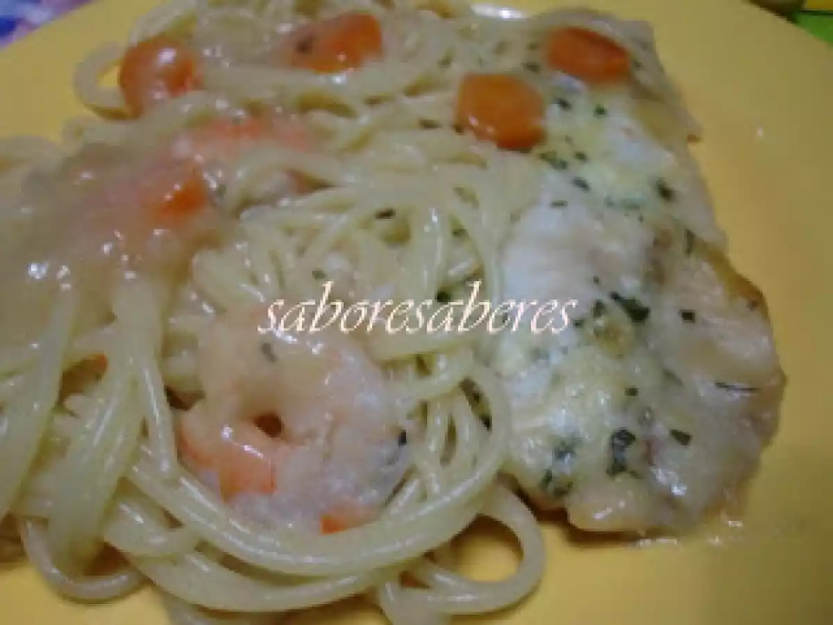 Filetes e Medalhoes no forno com Creme de Marisco