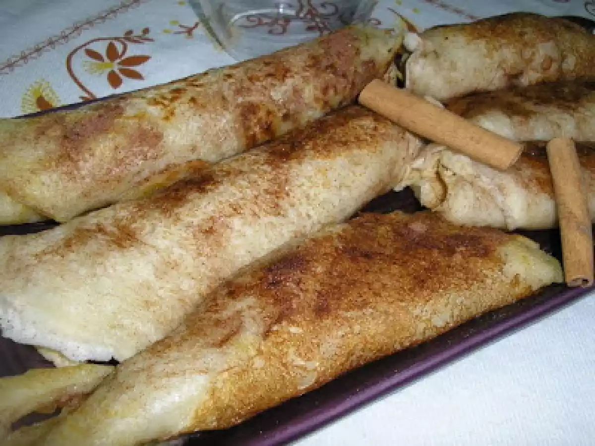 Filhós de leite enroladas - foto 3