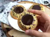 Financiers tigrados recheados com chocolate, foto 3