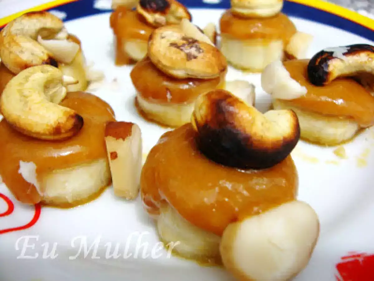 FINGER FOODS DE BANANA, CASTANHAS E CARAMELO. - foto 2