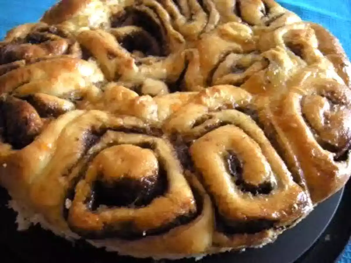 Flor de pãp doce com Tulicreme
