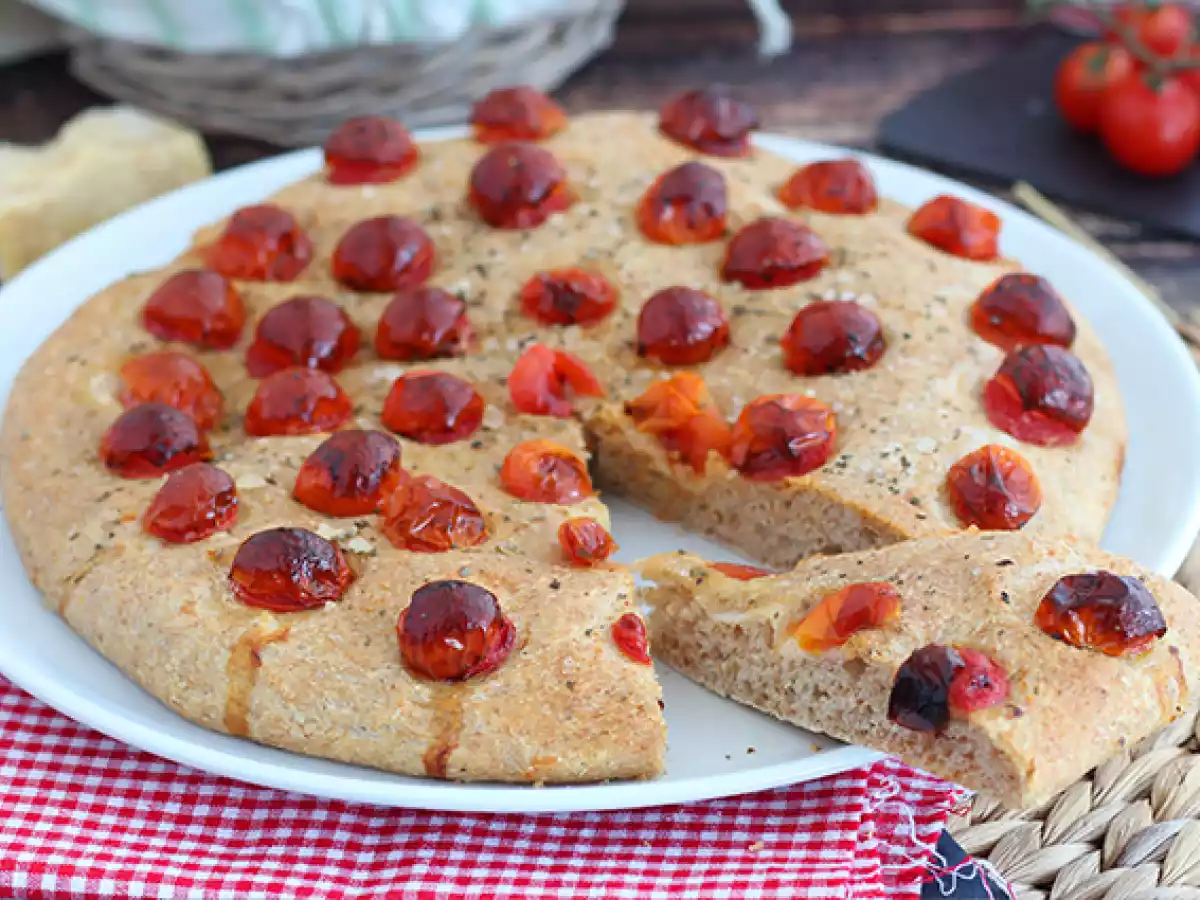 Focaccia de tomates cerejas - foto 2