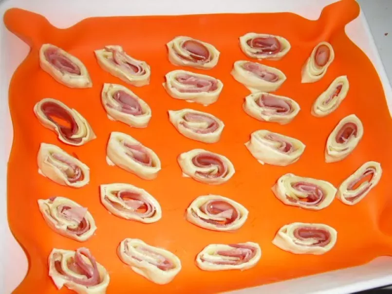 Folhadinhos de queijo e bacon, foto 7