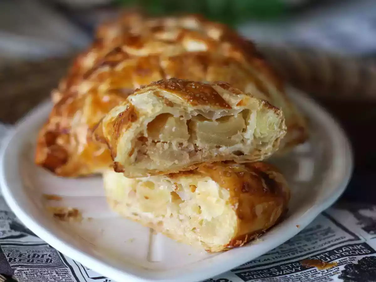 Folhado de maçã com creme de avelã - foto 3