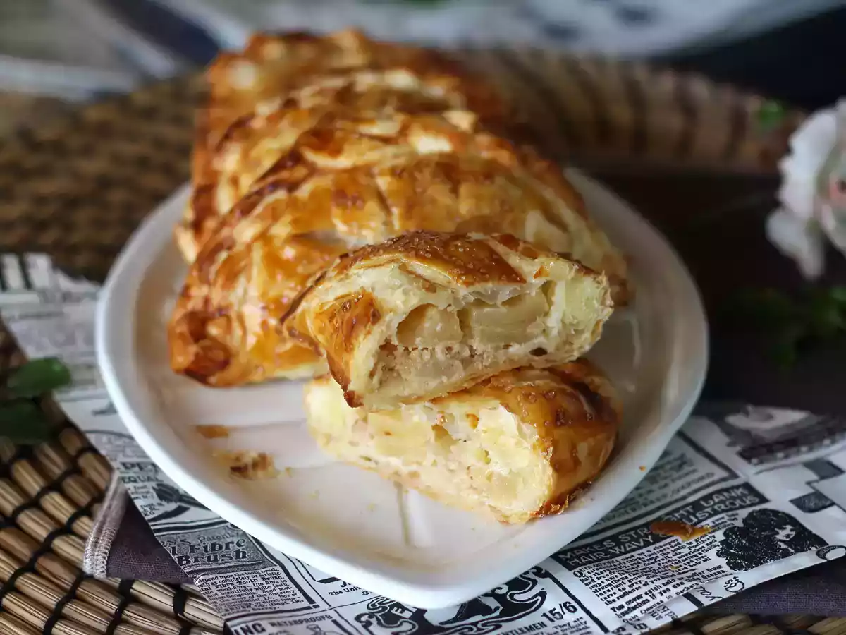 Folhado de maçã com creme de avelã - foto 5