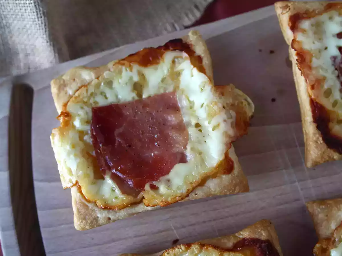 Folhado invertido de queijo, presunto e batata - foto 5
