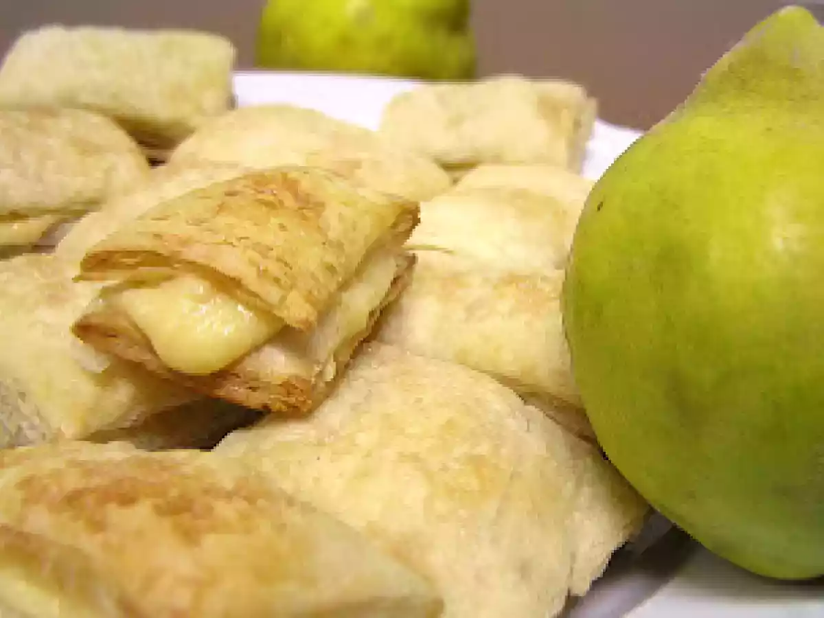 Folhados com Creme de Marmelo