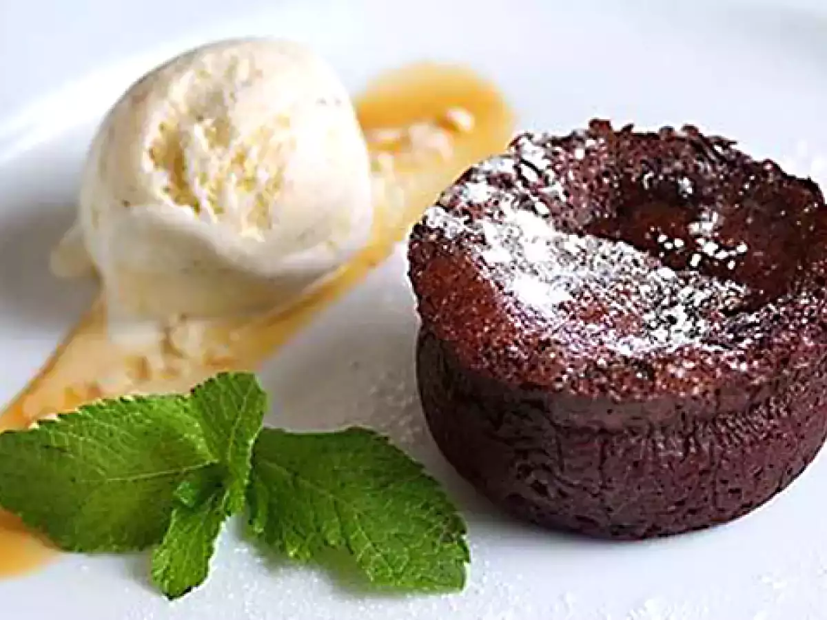 Fondant de chocolate / petit gâteau - foto 3