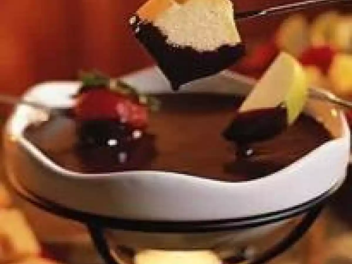 Fondue de Chocolate com Laranja