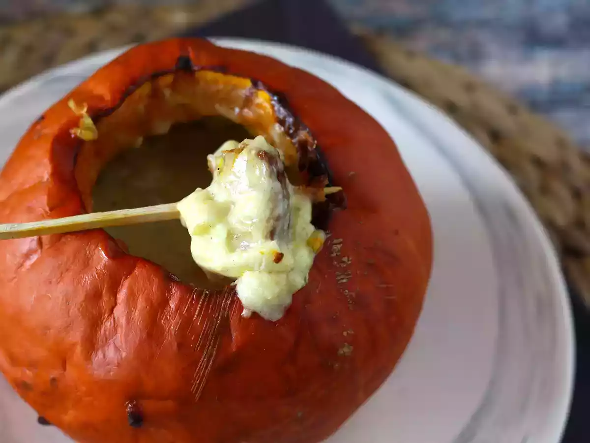 Fondue de queijo na abóbora - foto 2