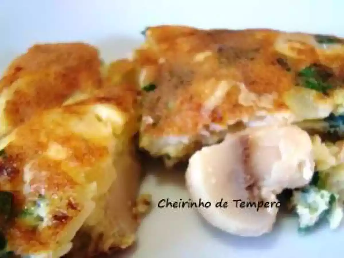 Fortaia de Queijo e Champignon