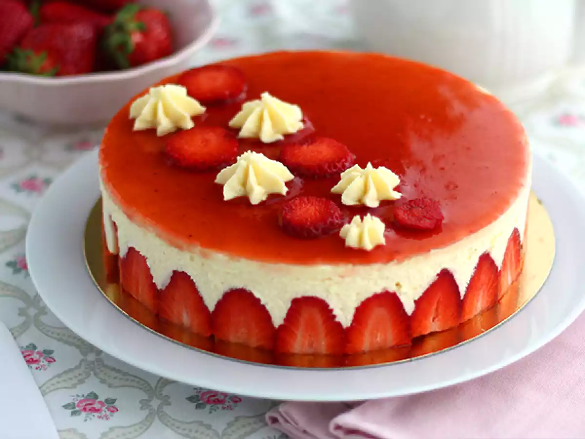 Fraisier, o bolo de morango dos franceses