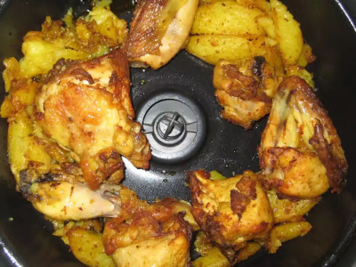Frango á Paquistanesa na Actifry