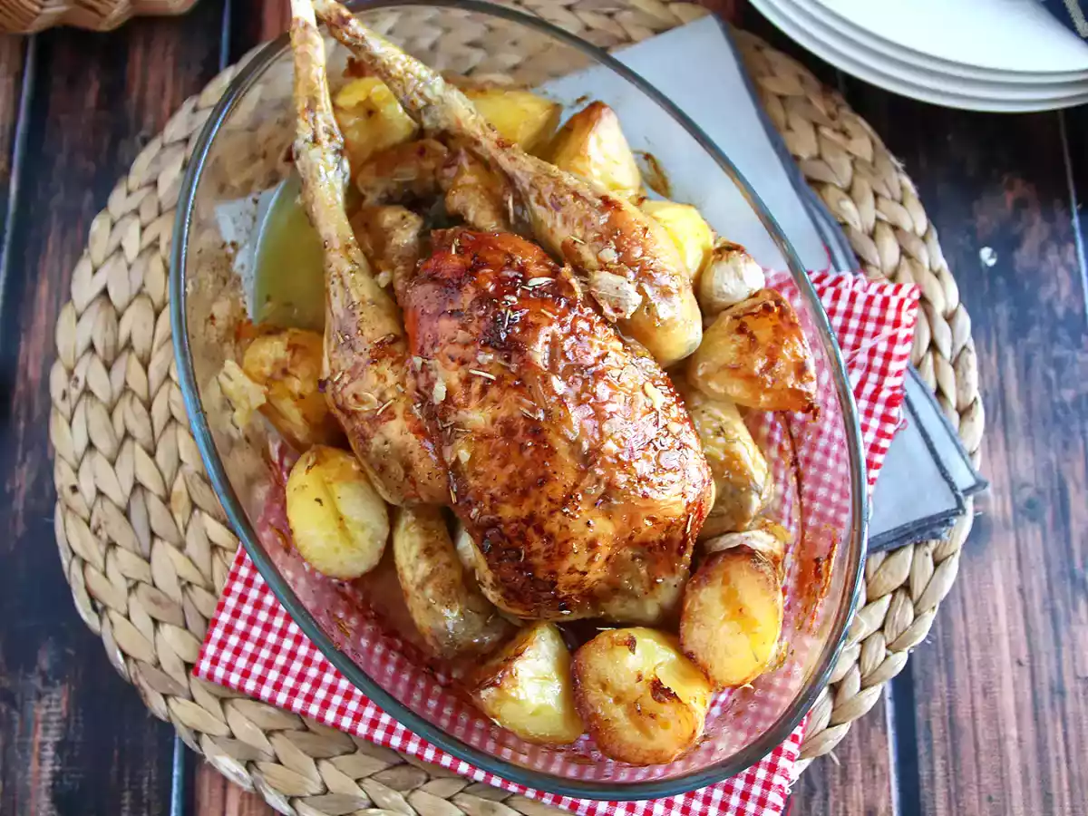 Frango assado com batata - foto 3