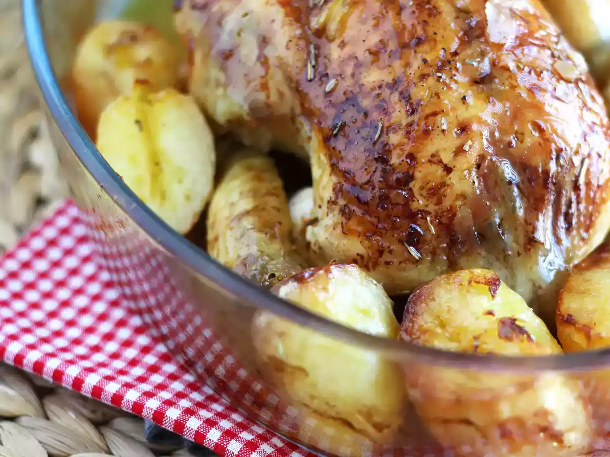 Frango assado com batata - foto 5